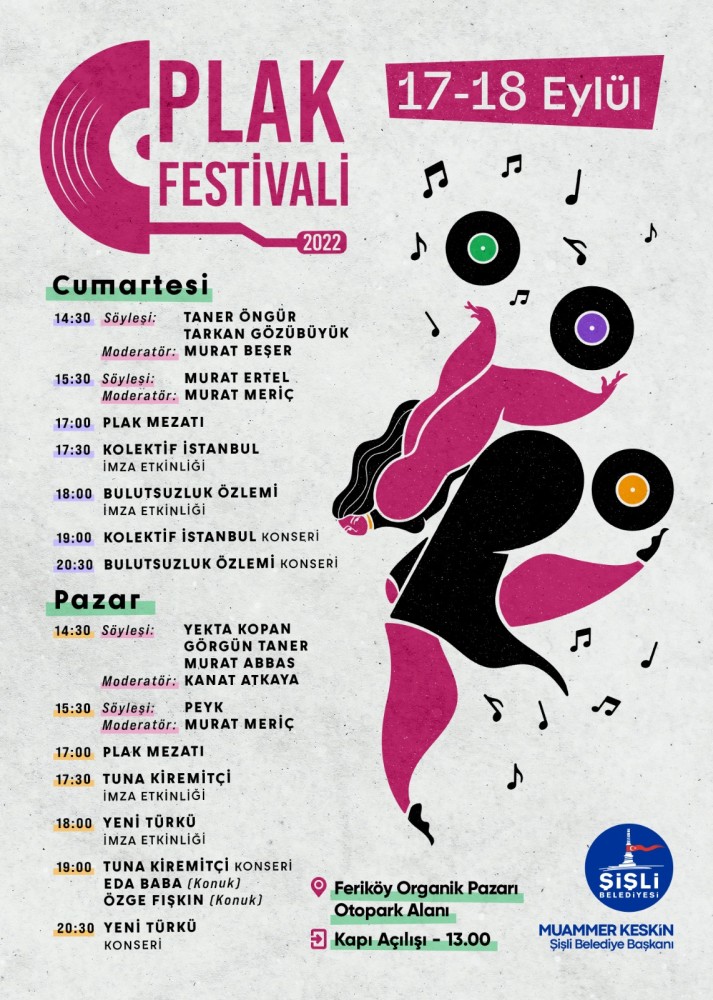 sisli plak festivali icin geri sayim basladi